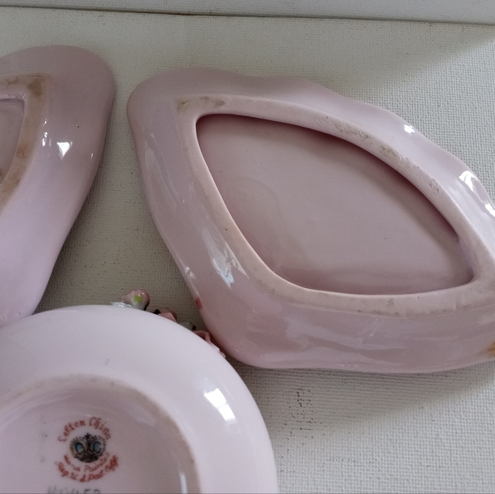 Vintage Lefton China Ashtrays Like New - Picture 3 of 4